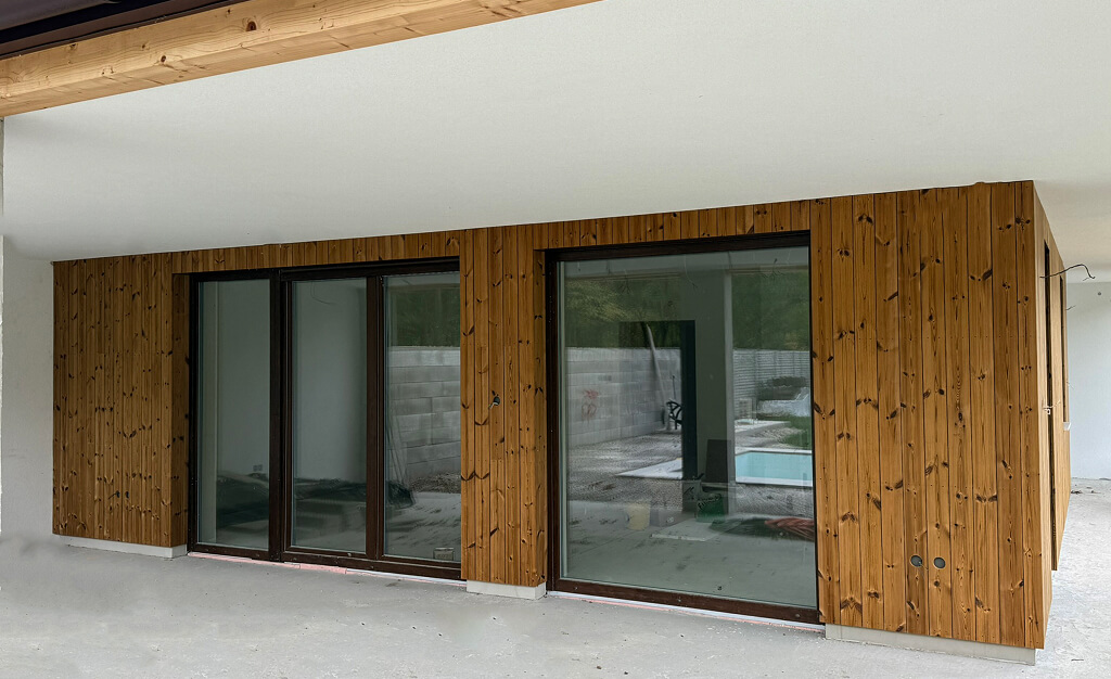 Kölesverem családi ház hátsó